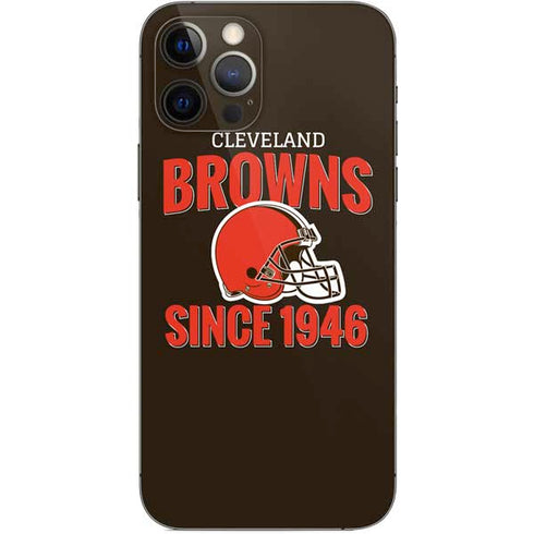 NFL Cleveland Browns Helmet iPhone 12 Pro Skin